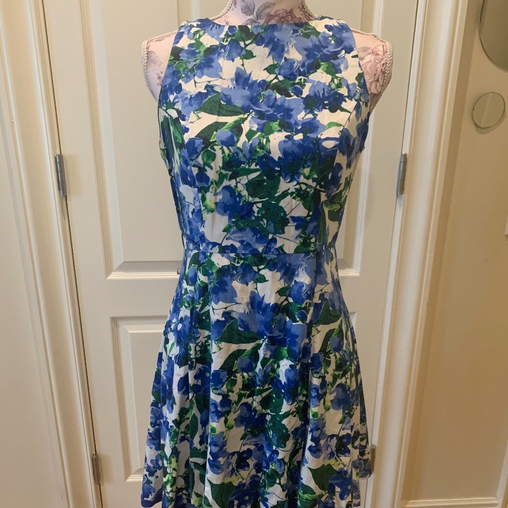 Size 4 Floral Cocktail Vintage Inspired Sundress